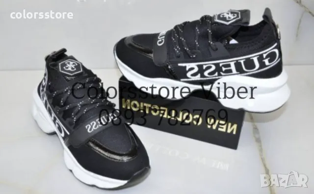 Дамски черни маратонки  Guess-VL103