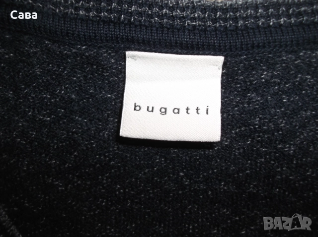 Пуловери BUGATTI  мъжки,Л  /сив и лилав/, снимка 6 - Пуловери - 52915837