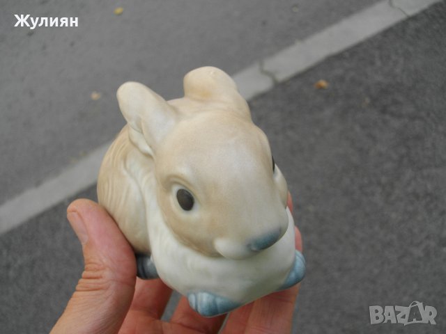 СТАР ПОРЦЕЛАН ЗАЙЧЕ , снимка 3 - Антикварни и старинни предмети - 41884634