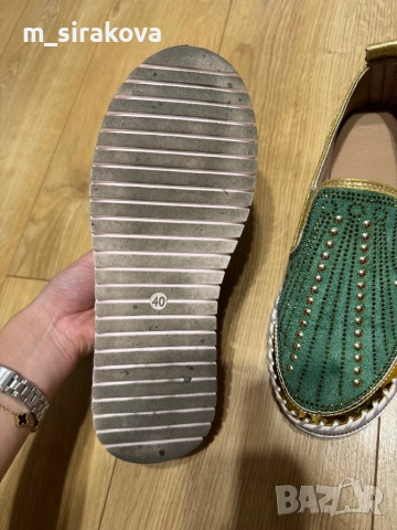 Мокасини с камъни, снимка 3 - Дамски ежедневни обувки - 51811687