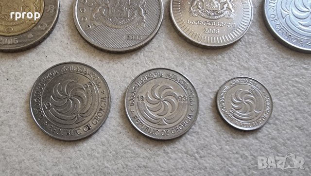 Монета. Грузия. 1, 5, 10, 20 ,50 тетри. и 1 и 2 лари . 7 бройки., снимка 12 - Нумизматика и бонистика - 42350851