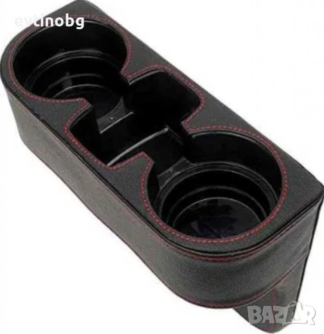 Органайзер - Поставка за чаши и телефон с кожено покритие за кола, снимка 4 - Аксесоари и консумативи - 53869325