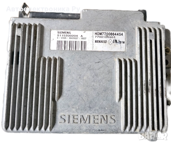 компютър RENAULT MEGANE 1.6 SIEMENS, S115300204 A, S115300204A, HOM7700864454, 7700864454