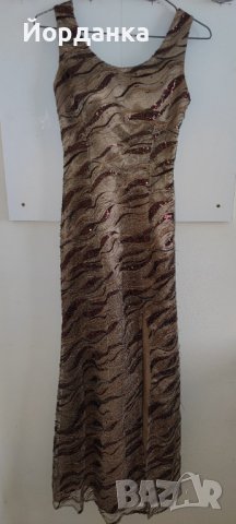 Официална рокля с френска дантела, снимка 3 - Рокли - 41224366