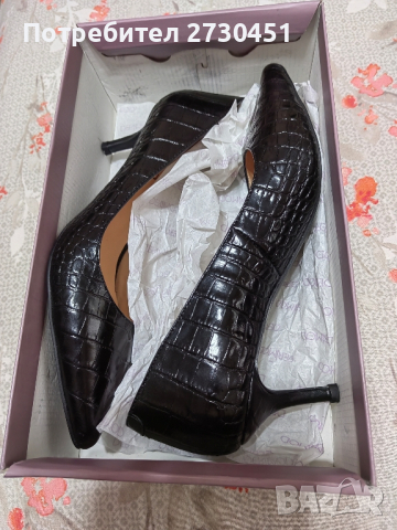 Кожени официални обувки, снимка 3 - Дамски елегантни обувки - 44732526