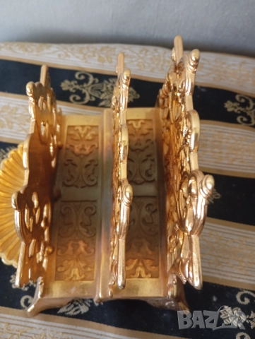 Винтидж салфетник,поставка за писма, снимка 4 - Антикварни и старинни предмети - 52910828