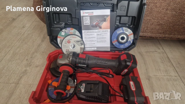 Акумулаторен Ъглошлайф Parkside