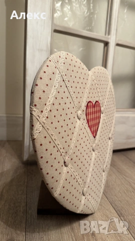 Голямо, качествено мемо пано– сърце, 43см/ 40см, снимка 4 - Декорация за дома - 53330232
