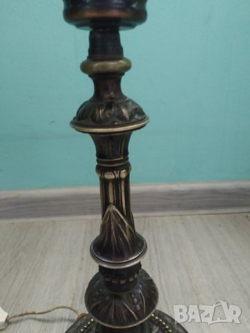 стара настолна лампа арт нуво, снимка 3 - Настолни лампи - 39117577