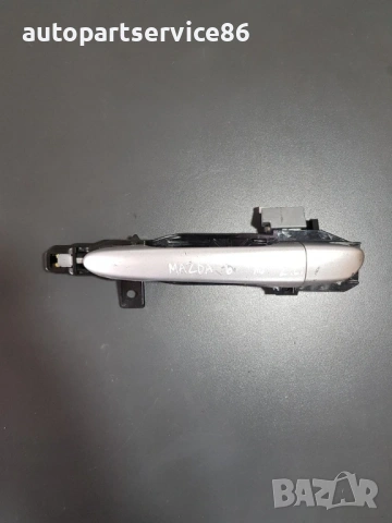 Задна лява външна дръжка на врата сребърен за Mazda 6 2.2 Дизел (2007-2011)