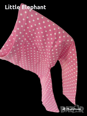 Клинче за 2-3 год мом малки бели точки,розово,колекция"Points",Англия/ново