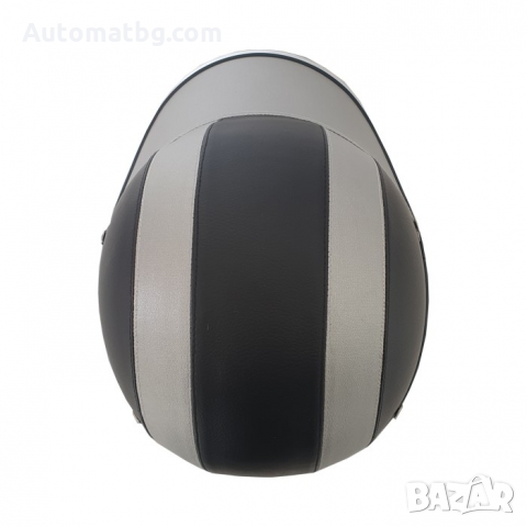 Каска Automat, Каска за мотор, АТВ, Мотопед, Кожена, 2411, Сив, снимка 3 - Аксесоари и консумативи - 36082413