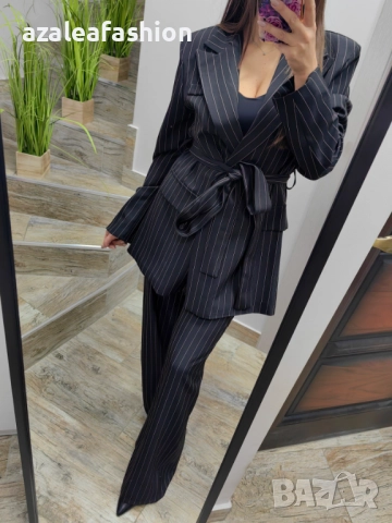 Костюм райе черен, снимка 6 - Костюми - 52801187