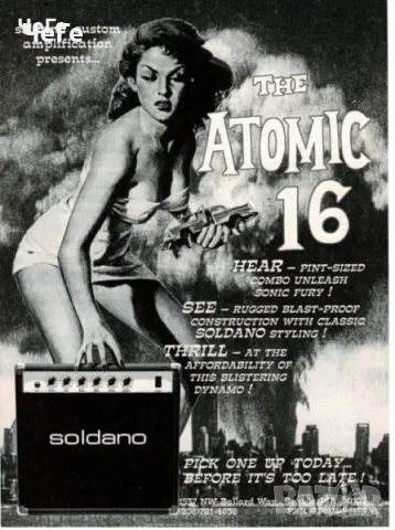 SOLDANO Atomic 16, снимка 2 - Китари - 49702440