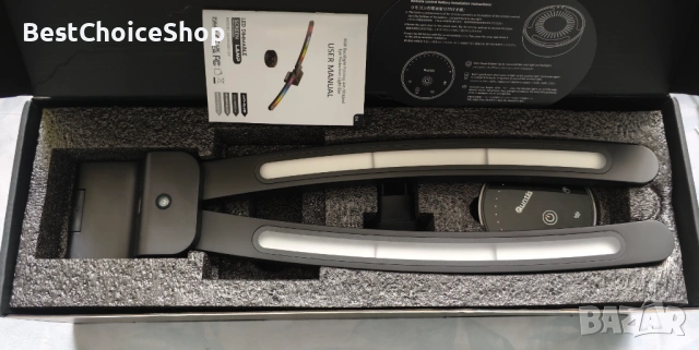 Quntis 66 см извита лампа за монитор с RGB подсветка и дистанционно управление - Регулируема, снимка 6 - Други - 53397341