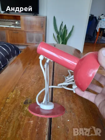 Стара нощна лампа #23, снимка 3 - Настолни лампи - 48334550