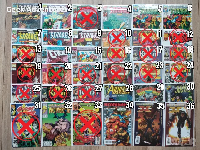 Comic Books/Комикси - X-Men, Punisher, Deadpool, Batman, Dr.Strange, Moon Knight, снимка 2 - Списания и комикси - 48013618