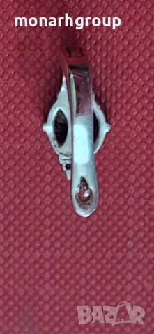 Сребърна обеца, снимка 4 - Обеци - 52656360