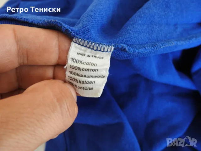 Тениска • Short Sleeve #100 • Lacoste • синьо • размер L • Мъже, снимка 5 - Тениски - 56313065