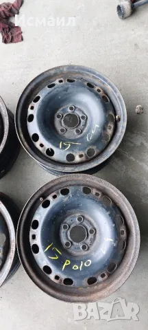 Железни джанти за VW Polo,Şkoda 15ц, снимка 2 - Гуми и джанти - 47969295