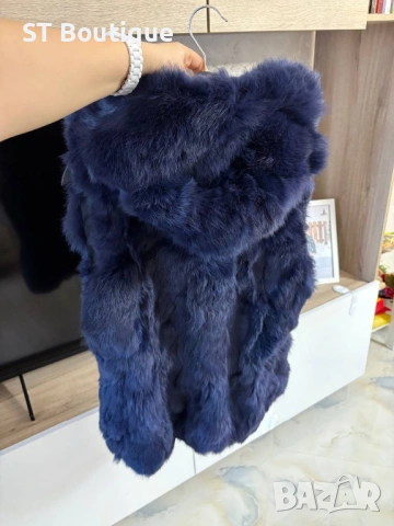 Елек естествен косъм , снимка 2 - Елеци - 53063693