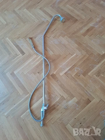 Стоящ душ с батерия смесител и подвижен душ за баня, снимка 3 - Смесители - 49583266