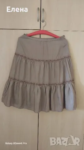 Пола b.uoung.100%коприна. размер S, снимка 8 - Поли - 50207372