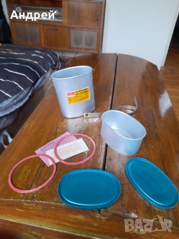 Стари алуминиеви кутии за храна, снимка 5 - Други ценни предмети - 52181027