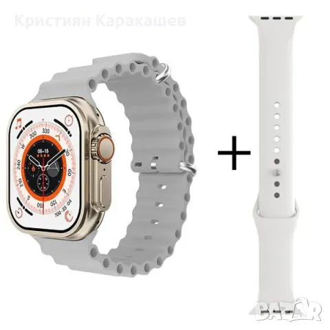 Спортен смарт часовник с двойна каишка W26 PRO MAX и подарък слушалки, снимка 3 - Смарт часовници - 47768114