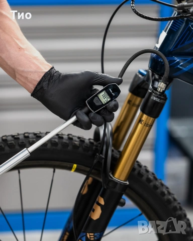 Дигитална помпа за вилки и шокове, XLC, нова, велосипедна, за окачване