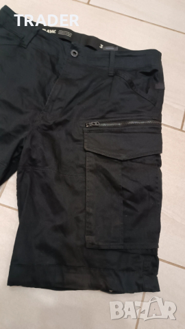 къси гащи панталони армейски бермуди G-STAR Raw Denim  черни, снимка 15 - Къси панталони - 35182855