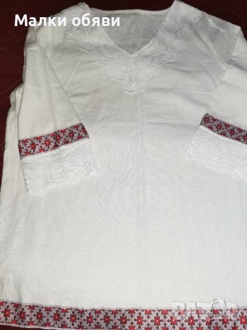 Дамска риза с ширит и дантела , снимка 2 - Ризи - 41708107