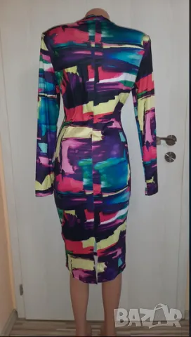 Нова шарена рокля, снимка 2 - Рокли - 49500738