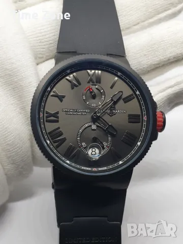 Ulysse Nardin Maxi Marine 45mm Power Reserve Steel Black Dial Automatic Различни Варианти, снимка 3 - Мъжки - 47999379