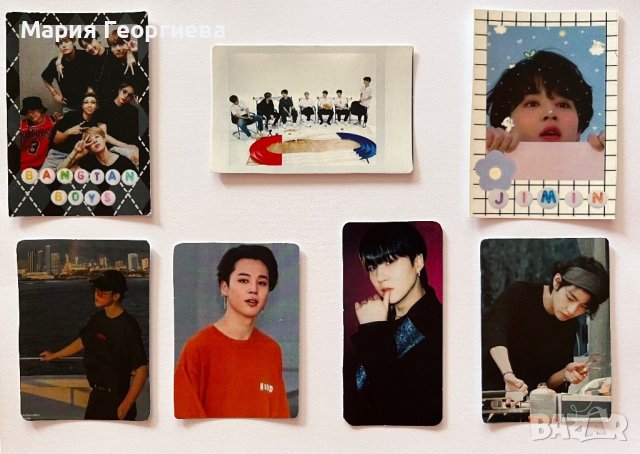 BTS картички photocards