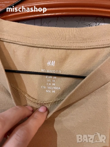 Тениска h&m в размер М, снимка 2 - Тениски - 53651643