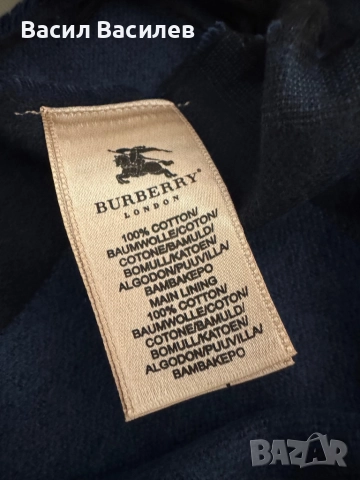 Мъжки шал Burberry, снимка 5 - Други - 38557778