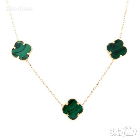 Златно колие Van Cleef 7,15гр. 42см. 14кр. проба:585 модел:16421-5, снимка 2 - Колиета, медальони, синджири - 41060396