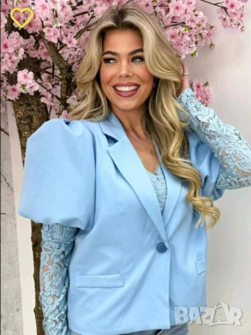 сако с плетени ръкави , снимка 4 - Сака - 51174042