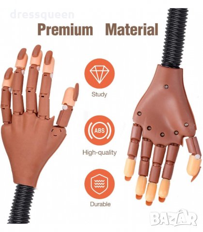 3089 Изкуствена ръка за маникюр със 100 бр. нокти, снимка 2 - Педикюр и маникюр - 34248511