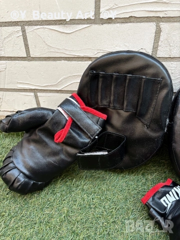 Боксов комплект с ръкавици и тренировъчни лапи, снимка 4 - Други - 53849798