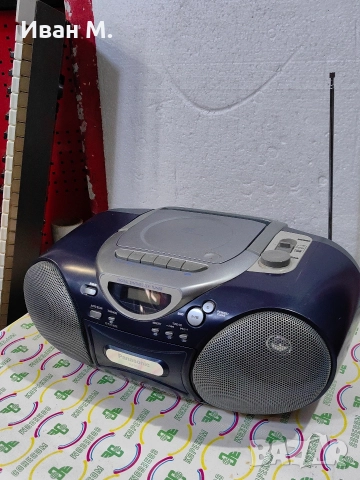 Радиокасетофон със CD Panasonic , снимка 2 - Радиокасетофони, транзистори - 52622404