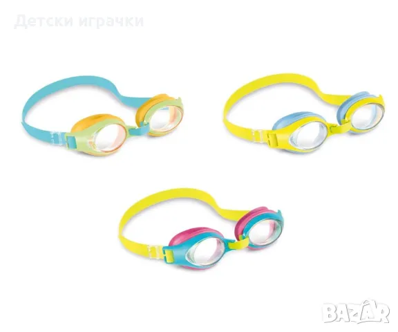 Детски Очила за плуване Intex, 3-8 години 