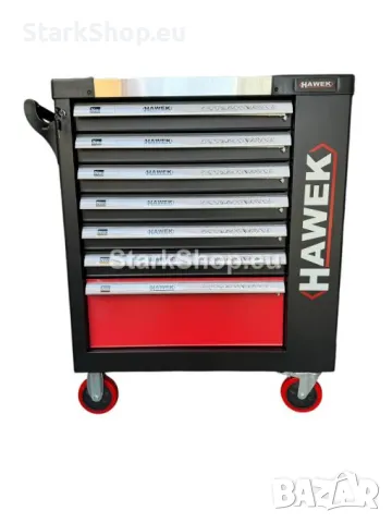 Професионален Шкаф с Инструменти HAWEK 261 части 5 пълни чекмеджета и 2 празни, снимка 2 - Други инструменти - 50318278