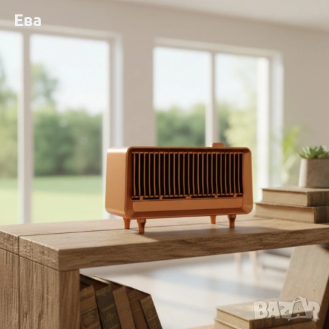 Bluetooth радио колонка AS25, 2x5W, 1800mAh - мощен звук и винтидж дизайн, снимка 2 - Bluetooth тонколони - 53447812