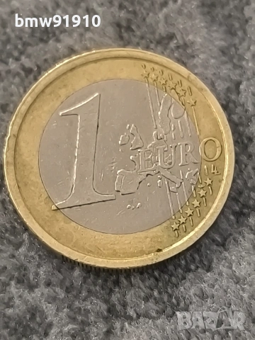1 евро Италия 2002, снимка 2 - Нумизматика и бонистика - 53865014