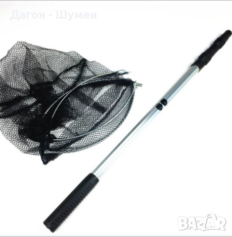 Кеп с телескопична дръжка и сгъваема глава