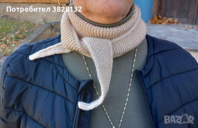 дамско плетено шалче, снимка 6 - Шалове - 52628390