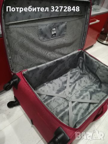 Куфар на колелца с телескопична дръжка - H-line, снимка 14 - Куфари - 42683396