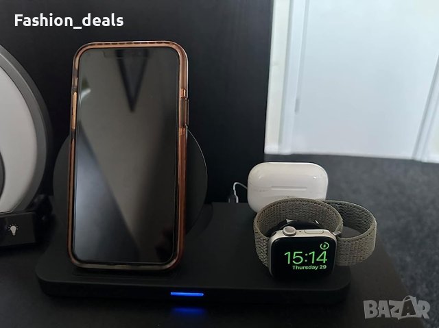 Ново 3в1 безжично зарядно устройство/10W док станция за бързо зареждане , снимка 9 - Друга електроника - 41576003